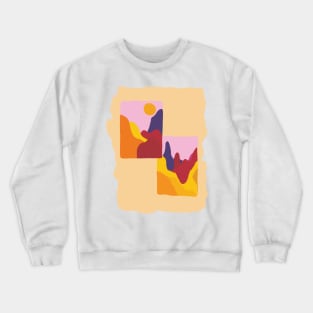 Desert mountains Crewneck Sweatshirt